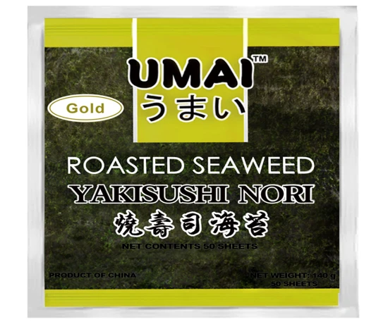 UMAI Roasted Sushi Nori 50 Sheet